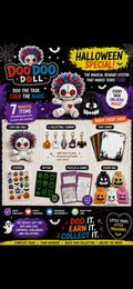Doo Doo Doll logo - Give tasks. Earn charms. Collect the magic.